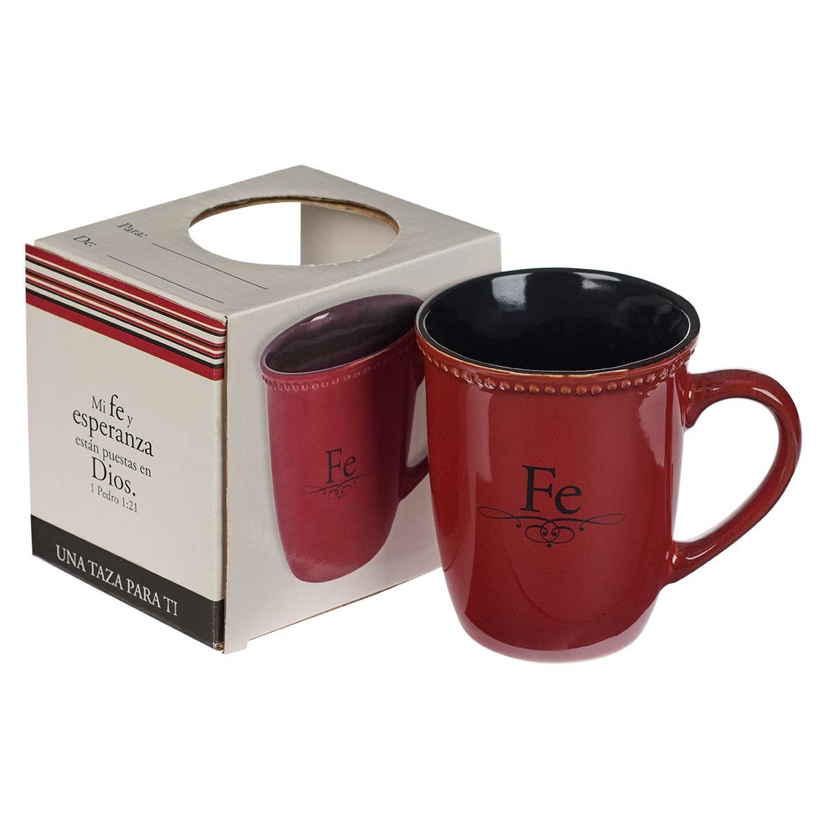 Christian Art Gifts - Wholesale Crafts, Hobbies & DIY - Taza roja Fe2