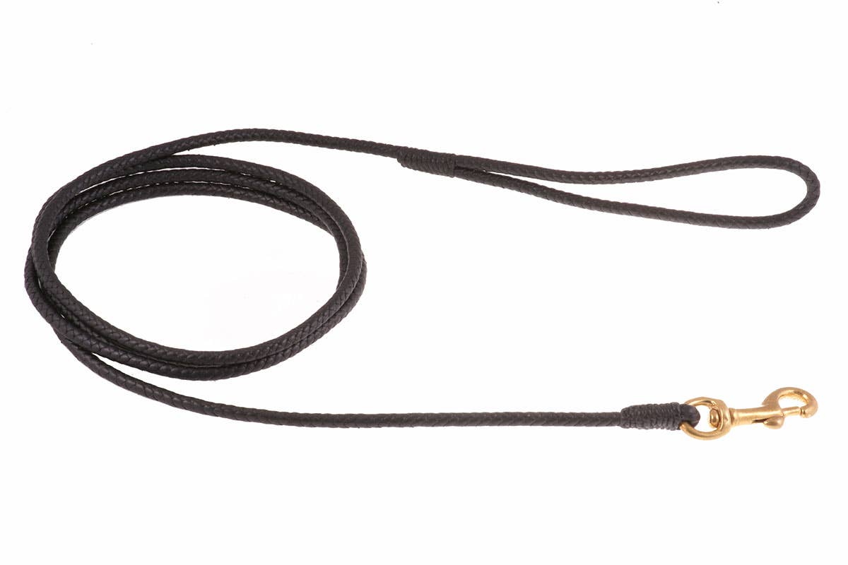Alvalley - Wholesale Pet Leash - Dog - Braided Leather Snap Leads0