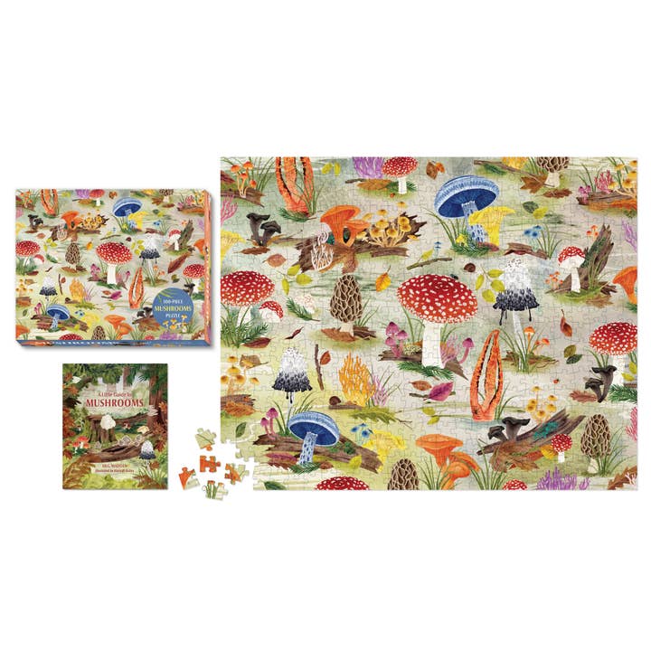 Mushrooms 500-Piece Puzzle for wholesale by Hachette Book Group