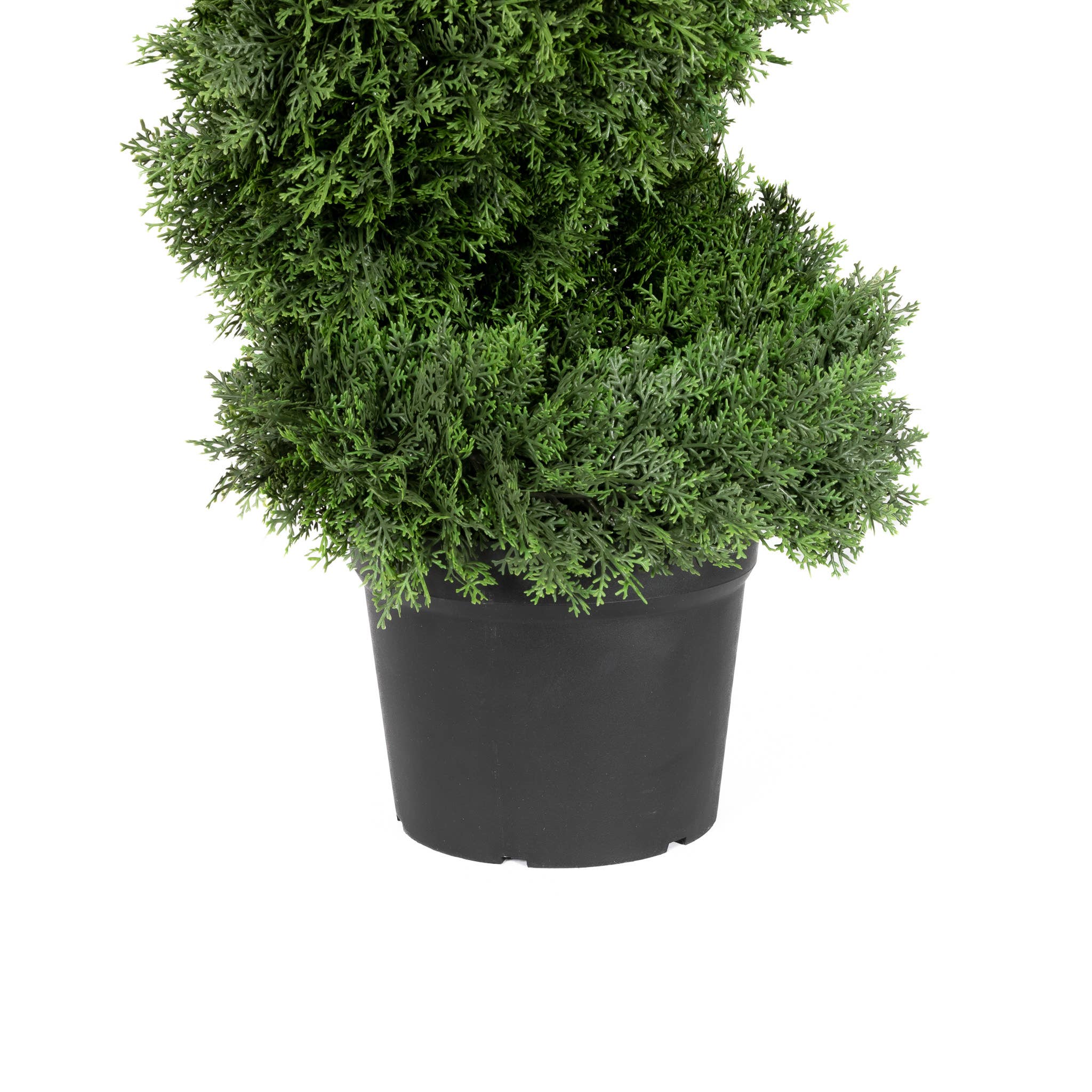 Mills Floral Company – wholesale Artificial plant – UV Cypress Spiral 60 Inch Topiary2
