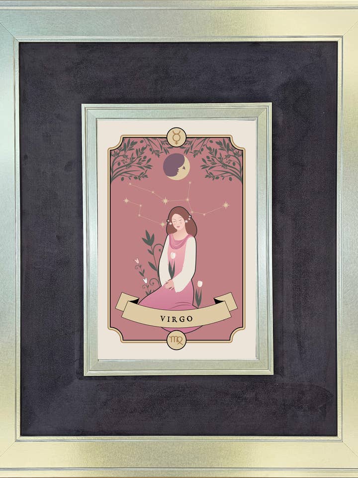 Virgo with Swirled Silver and Fabric for wholesale by The Brightener Group