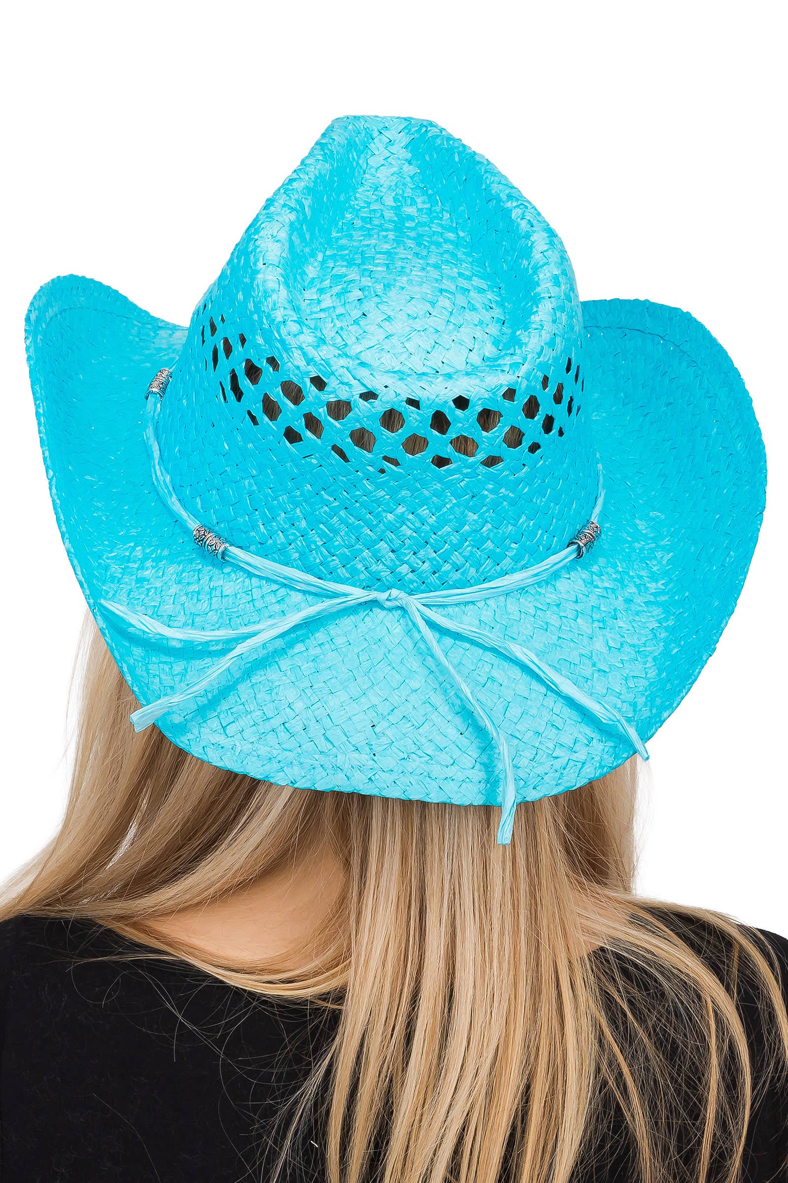 Cap Zone - Wholesale Cowboy Hat - Women's - Coastal Medallion Vented Straw Cowboy Hat21