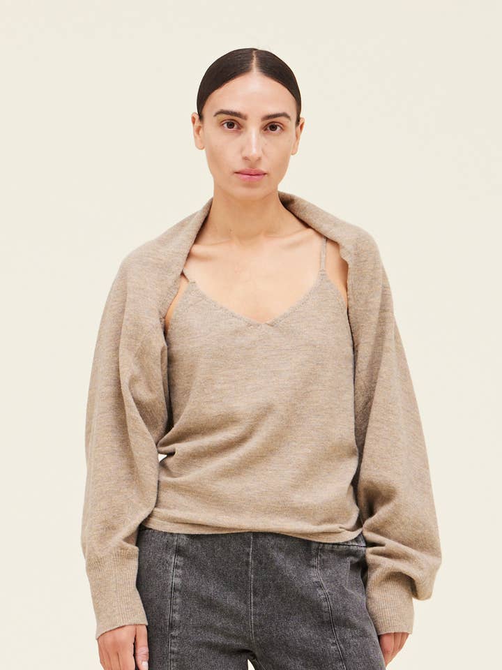 80288 - PULLOVER-BOLERO für den Großhandel von Grade & Gather