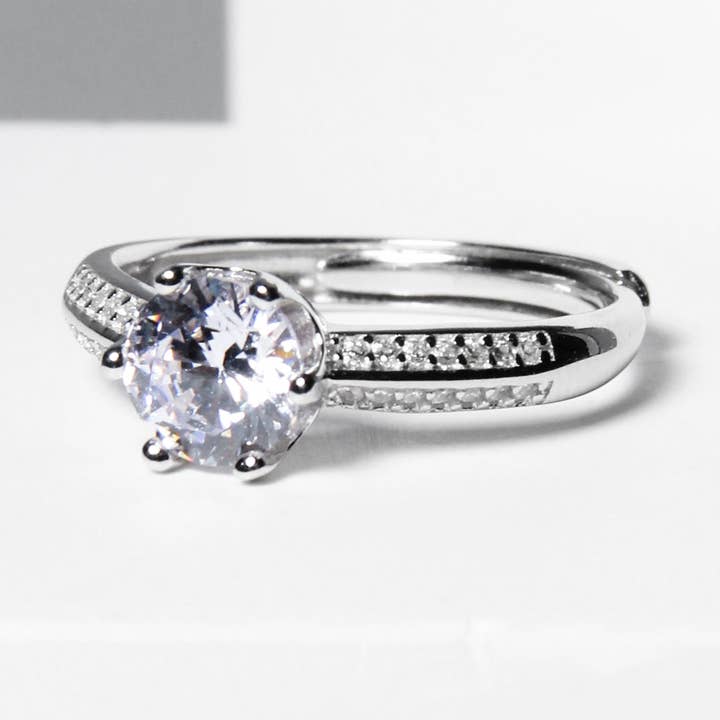 Elegant Classic Round Cut 1 Carat Ring for wholesale by Meissa Jewelry