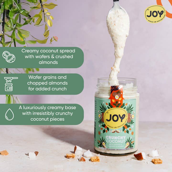 Crunchy Coconut Spread for wholesale by Joy