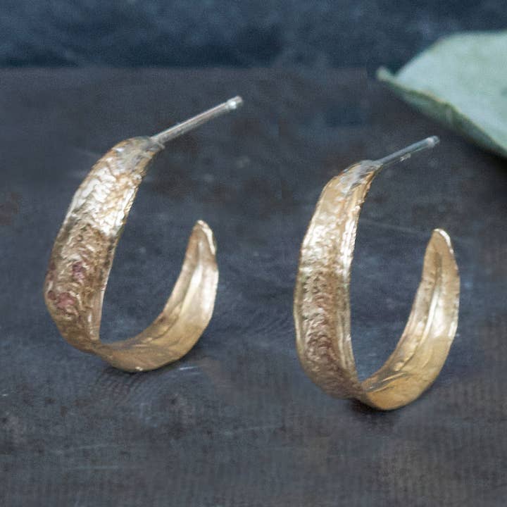 Seagrass Hoops for wholesale by Emilie Shapiro Jewelry