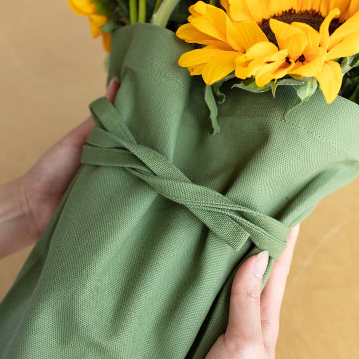 Aplat LLC - Wholesale Tote Bag - Women's - Jardin Bouquet Tote - Olive3