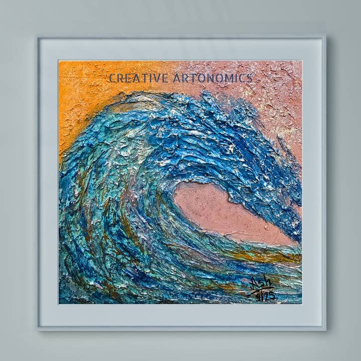 Ocean's Heart Art Print for wholesale by Creative Artonomics