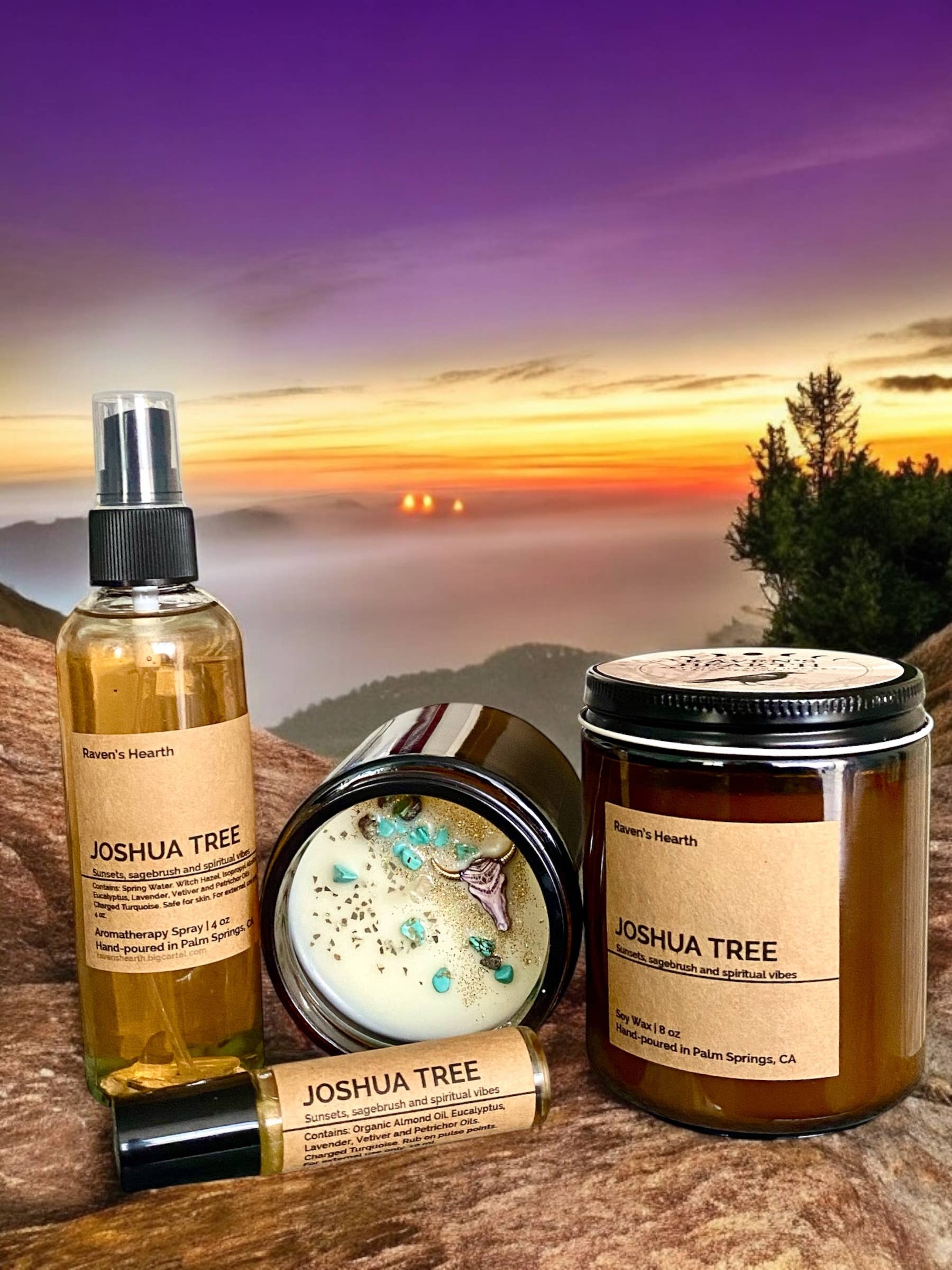 Raven’s Hearth - Wholesale Roll-On Fragrance - Joshua Tree Perfume Roller | Earthy Gender Neutral Scent3