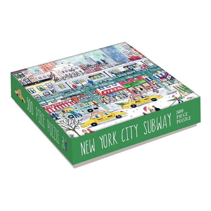 Chronicle Books - Wholesale Puzzle - Adult - Michael Storrings New York City Subway 500 Piece Puzzle3