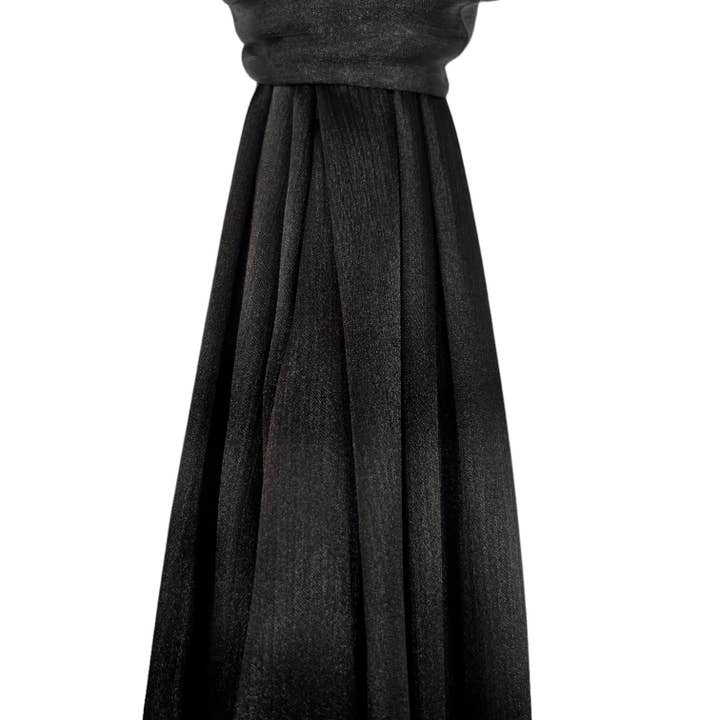 Lili Scarves (US Duty Free) - Vente Écharpe – femme - Foulard voile uni côtelé à éclat brillant16