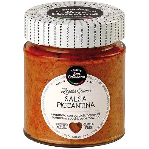Spicy Sauce 130 g - Gluten free for wholesale by CASCINA SAN CASSIANO SRL