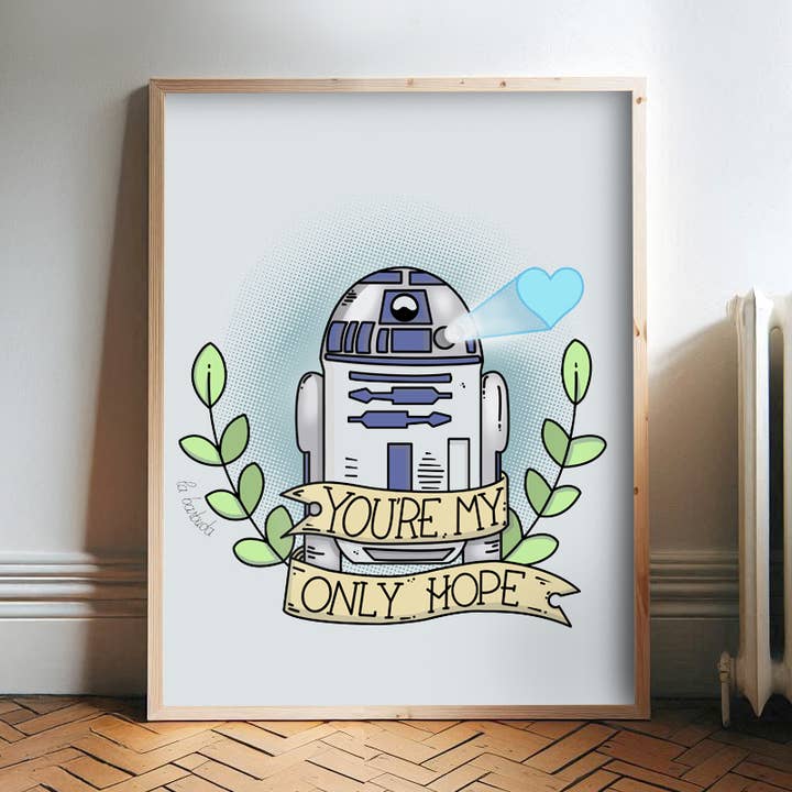 Stampa «Tu sei la mia unica speranza» di La Barbuda per la vendita all'ingrosso da parte di La Barbuda - No U.S. custom fees