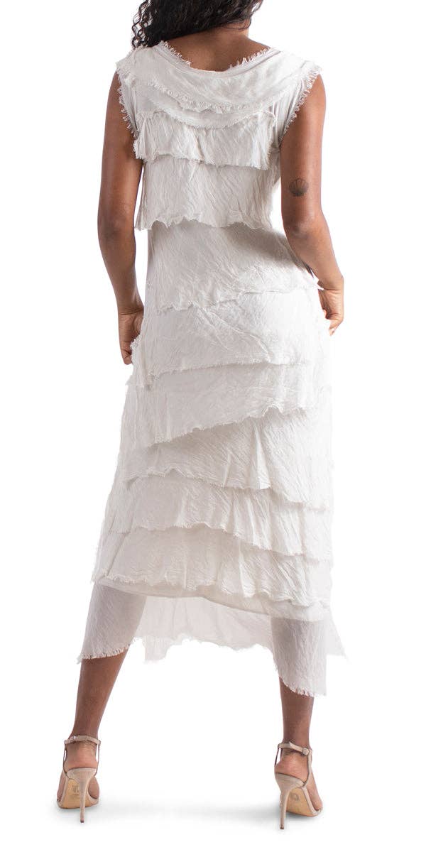 Gigi Moda - Wholesale Dress - Women's - Full Length Ruffle Dress16