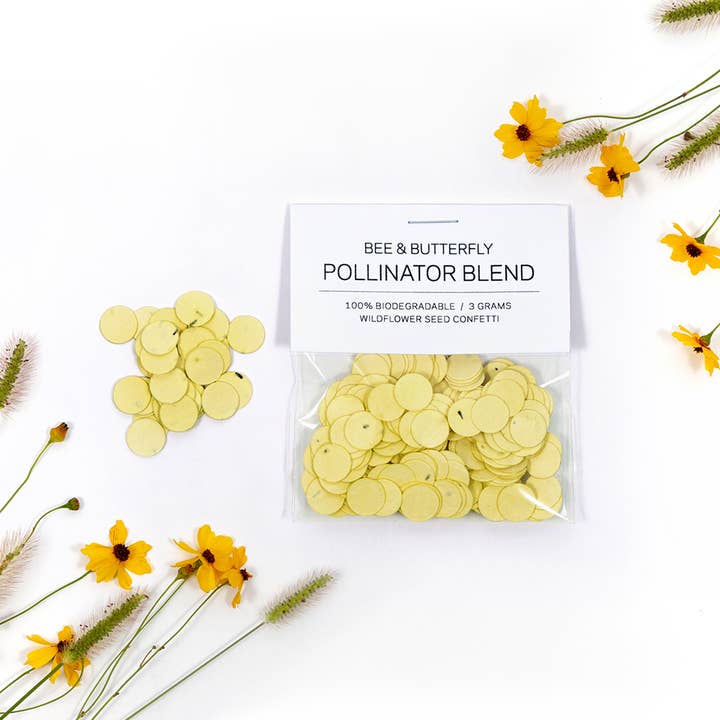 Studio 82° - Wholesale Confetti - Wildflower Seed Confetti - Lemon0