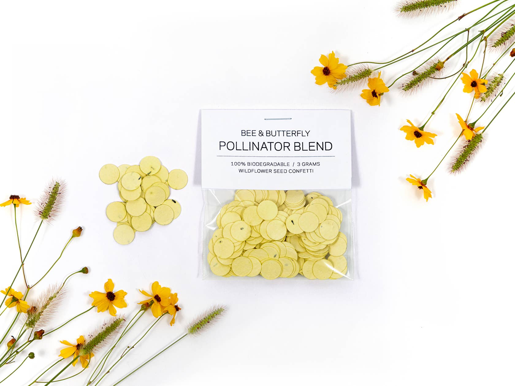 Studio 82° – wholesale Confetti – Wildflower Seed Confetti - Lemon