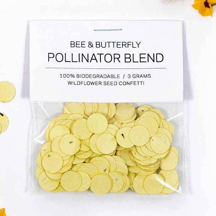 Wildflower Seed Confetti - Lemon for wholesale by Studio 82°