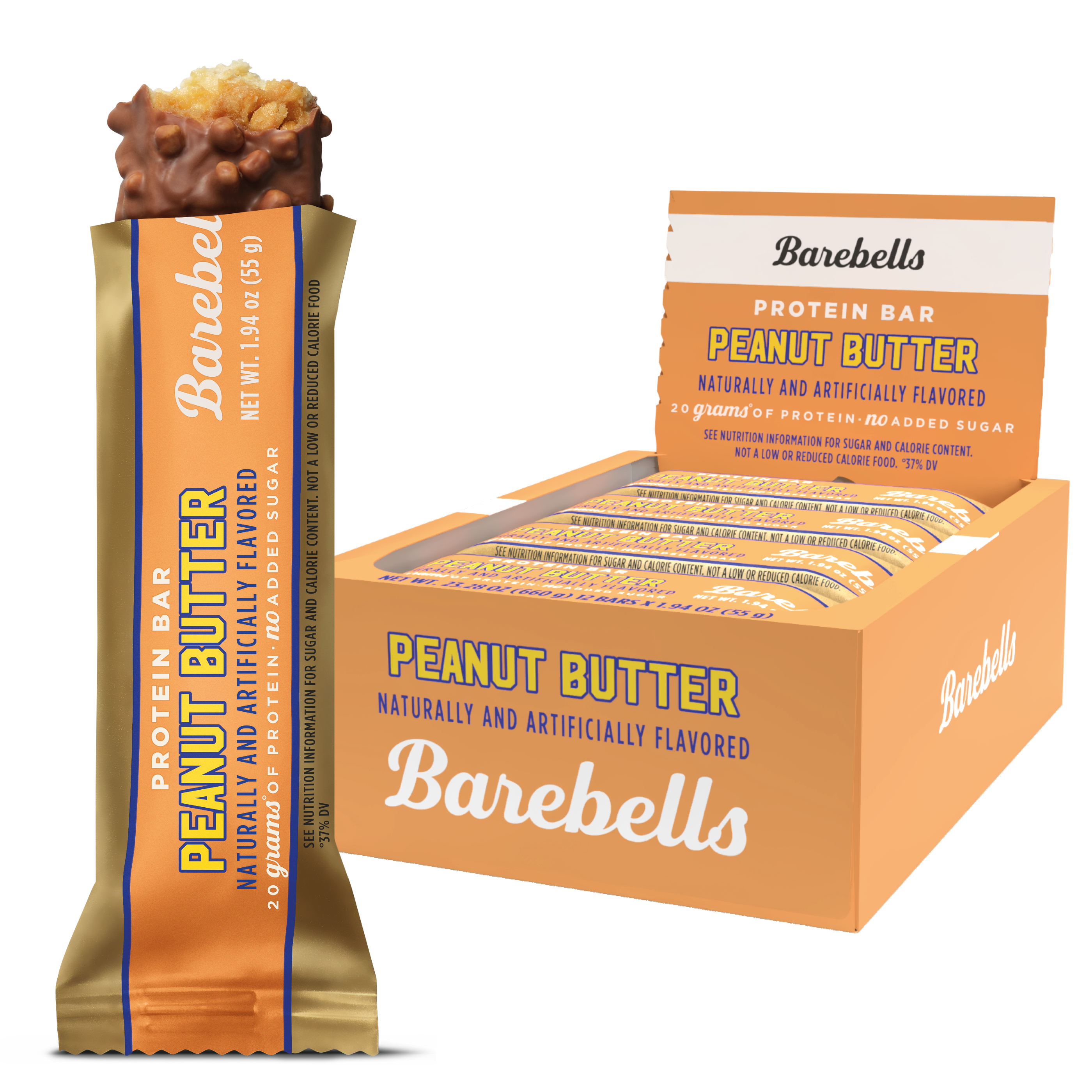 L&F Universal Goods - Wholesale Snack Bar - Barebells Protein Bar - 12 Pk - 1.9 Oz - Peanut Butter0