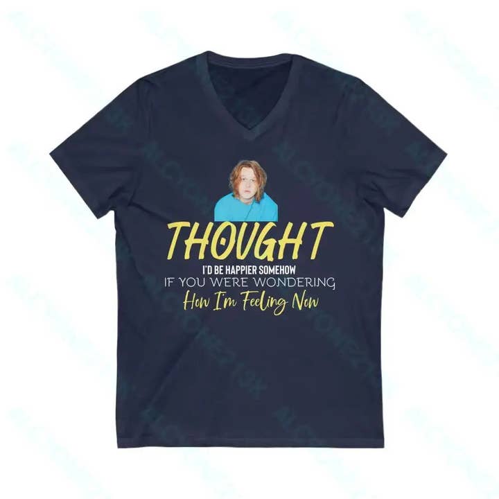 Lewis Capaldi Unisex Jersey Kortærmet T-shirt med V-hals for engroshandel hos Alcyone213k