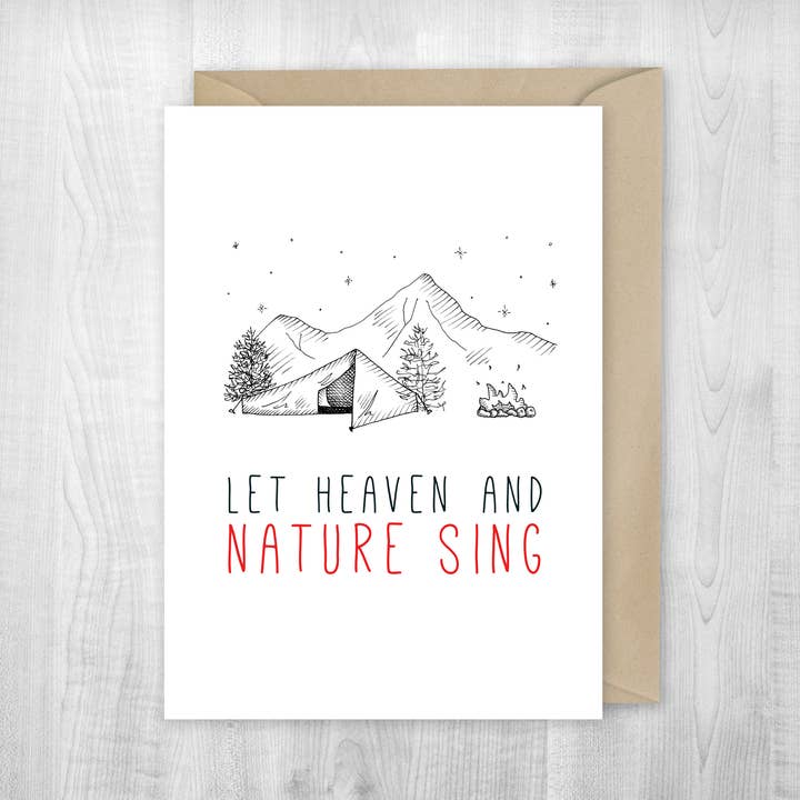 Låt himlen och naturen sjunga semesterkort för wholesale av Sherpa Ant