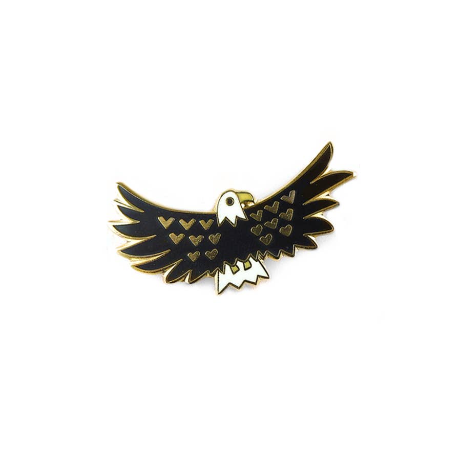 Jade Fisher – wholesale Lapel pin/button – Eagle Totem Pin Badge