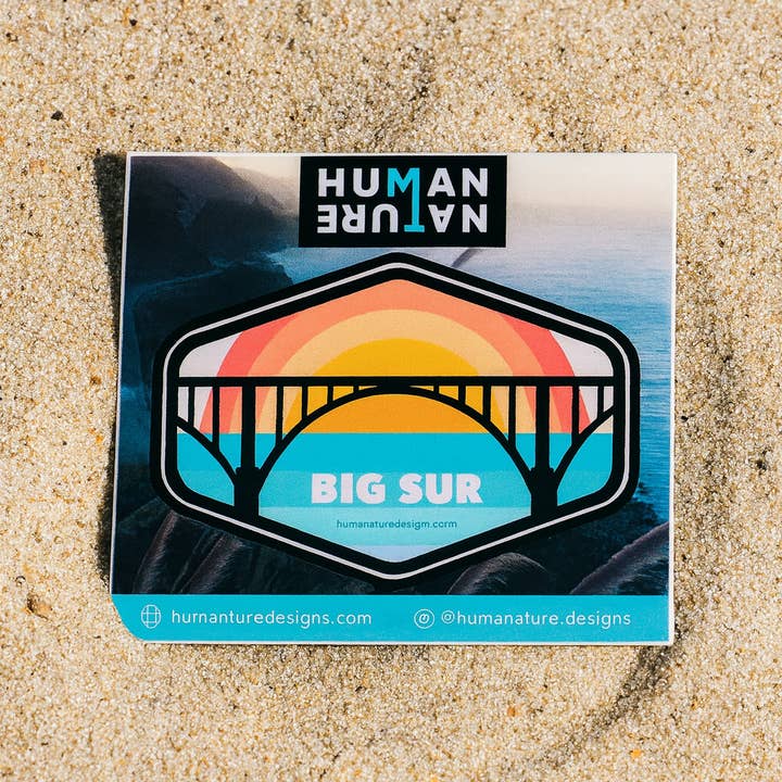 Big Sur California Sticker - Big Sur Souvenir + Gift for wholesale by Human Nature Designs