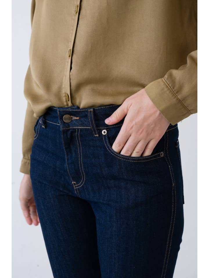 Heven Denim Vintage in Blue for wholesale on Faire6