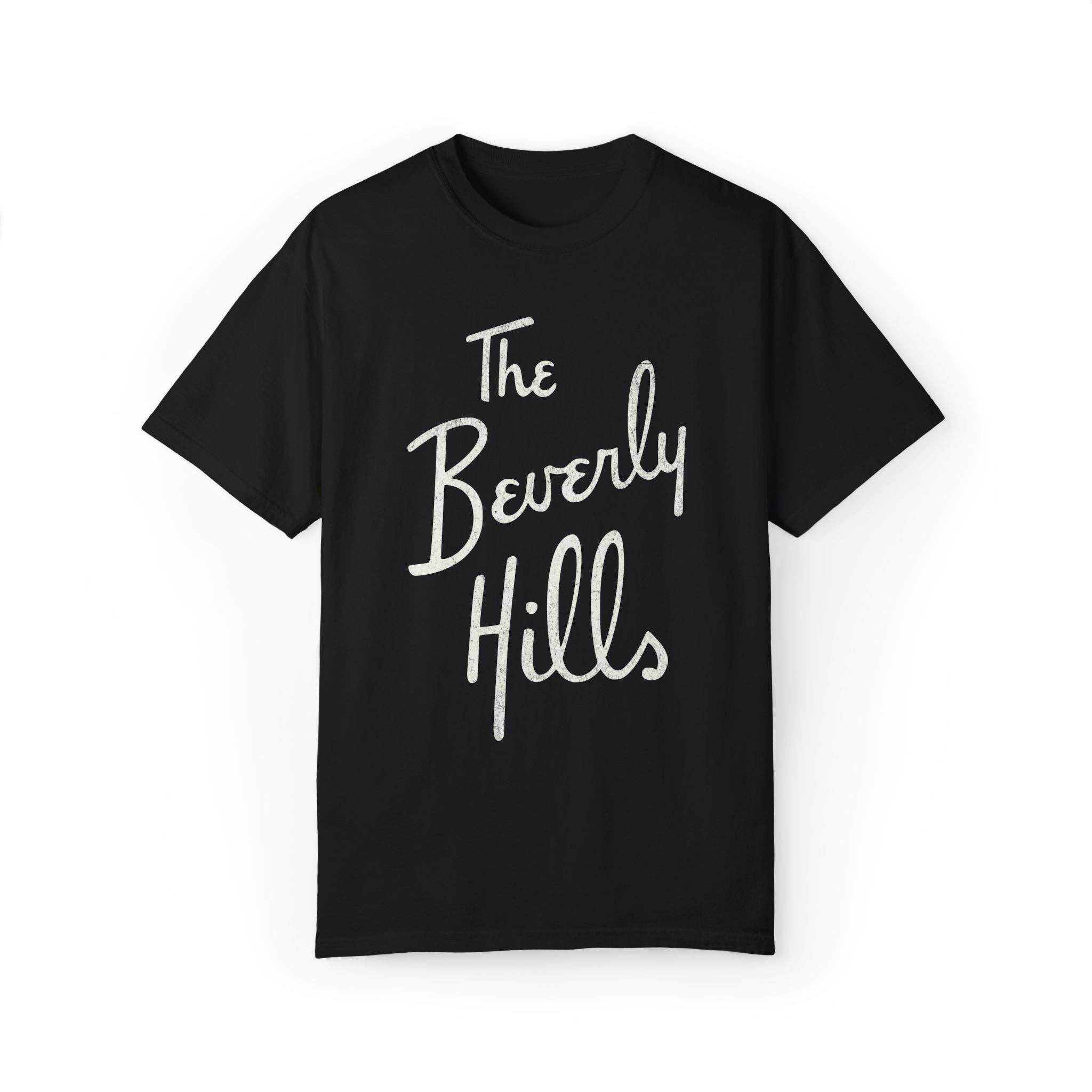 KILLER RETRO - Wholesale Screen Printed T-Shirt - Unisex - Vintage Beverly Hills Graphic Tee0