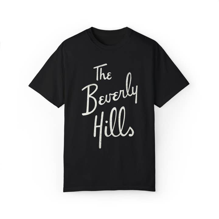 KILLER RETRO - Wholesale Screen Printed T-Shirt - Unisex - Vintage Beverly Hills Graphic Tee