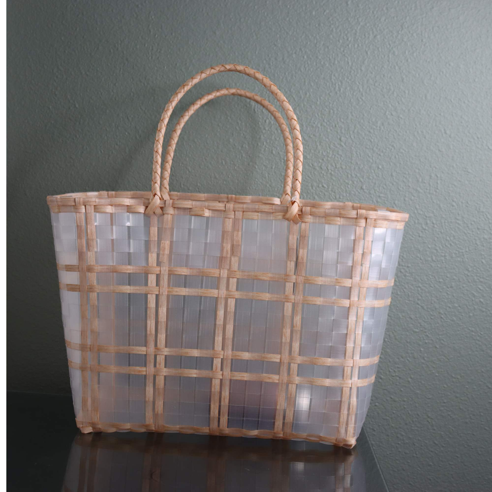 DrifWoo – Großhandel Tragetasche – Damen – Leerer sommerlicher Einkaufskorb aus handgeflochtenem Material0