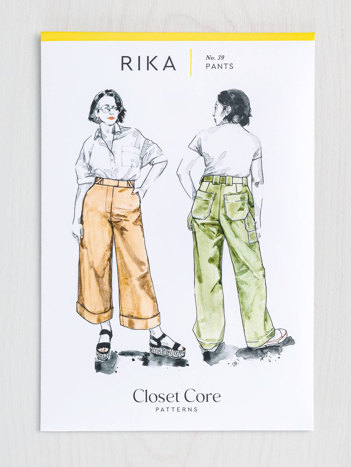 Closet Core Patterns - Wholesale Craft Sewing Kit - Rika Pants Sewing Pattern