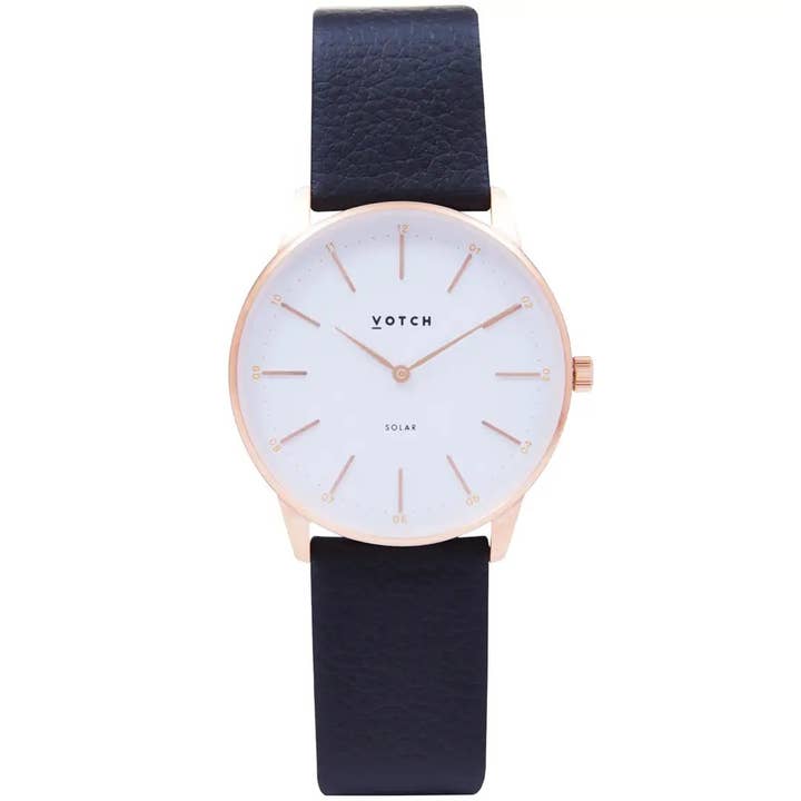 Votch Leather Strap Women’s Watch – Solar Powered & Elegant for wholesale by Votch