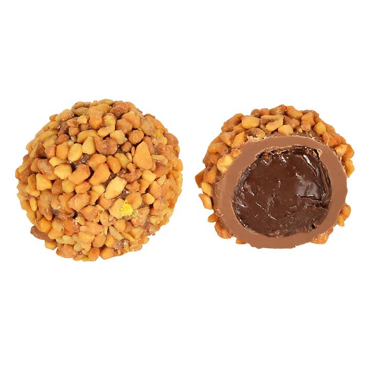 Truffe Croquante aux Noisettes pour la vente par Bolci Chocolate Florida