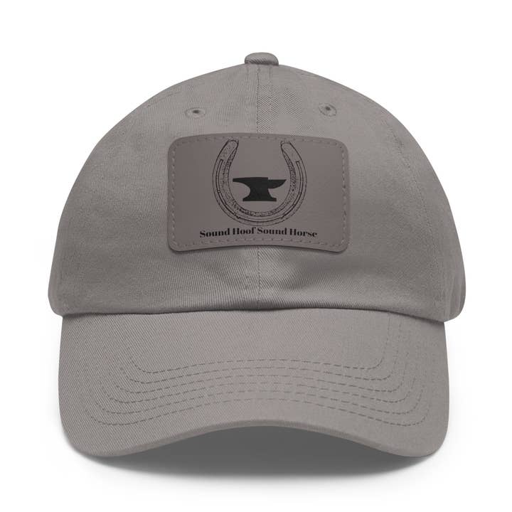 Farrier Hat Blacksmith Hat Horseshoer Hat with Patch Anvil and Horseshoe Quote for Horse Lovers for wholesale by Outlaw Design Crafts and Gifts