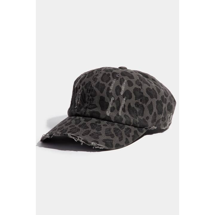 Collections by Fame Accessories - Wholesale Baseball cap – Women's - Leopard Print Baseball Cap4