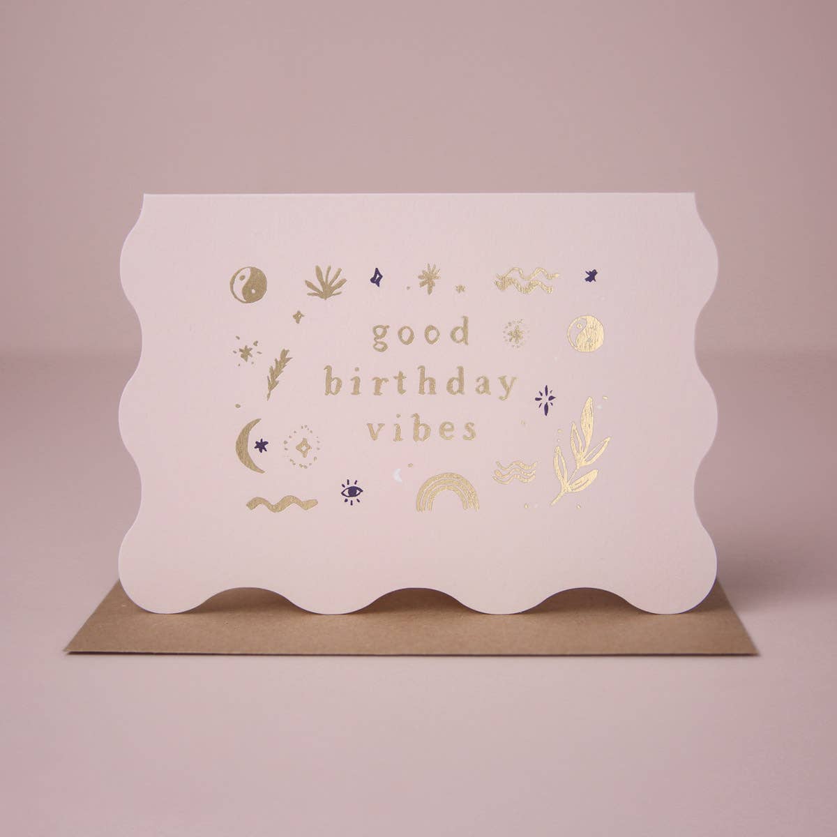 Sister Paper Co. – wholesale Birthday card – Good Vibes Birthday Card | Greeting Cards | Minimalist Card6