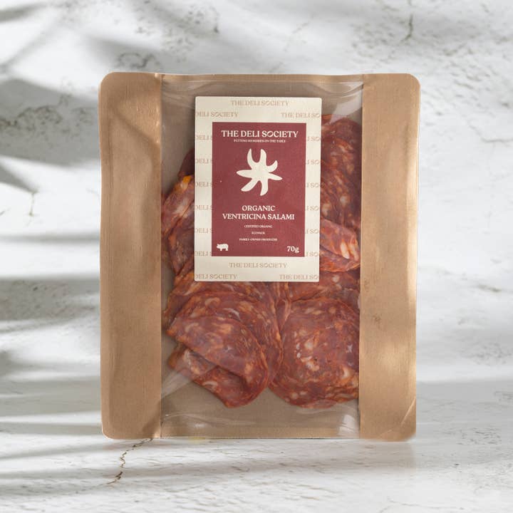The Deli Society - Wholesale Salami - Organic Ventricina Salami 70g