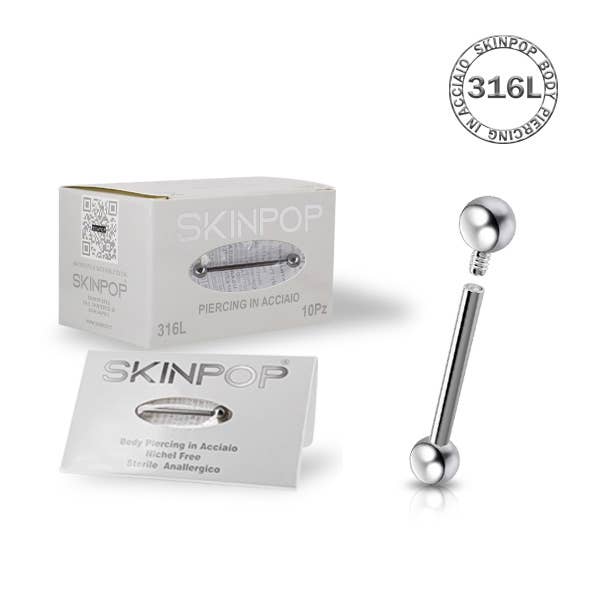 SKINPOP - Wholesale Nipple Ring - STERILE BARBELL PIERCING FOR FIRST TIME APPLICATION2