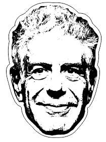Anthony Bourdain for wholesale by LetterCraft