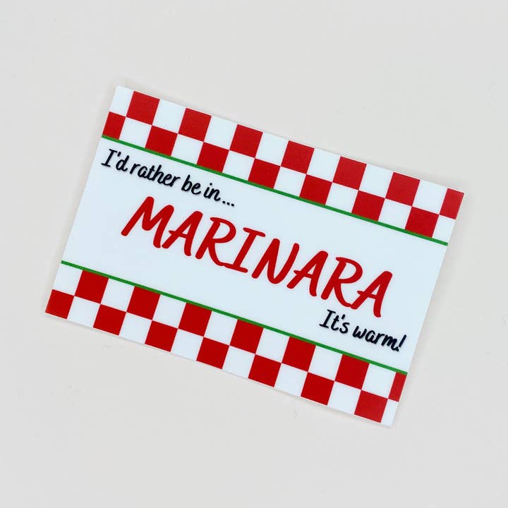 Autocollant Marinara pour la vente par Cold Cream