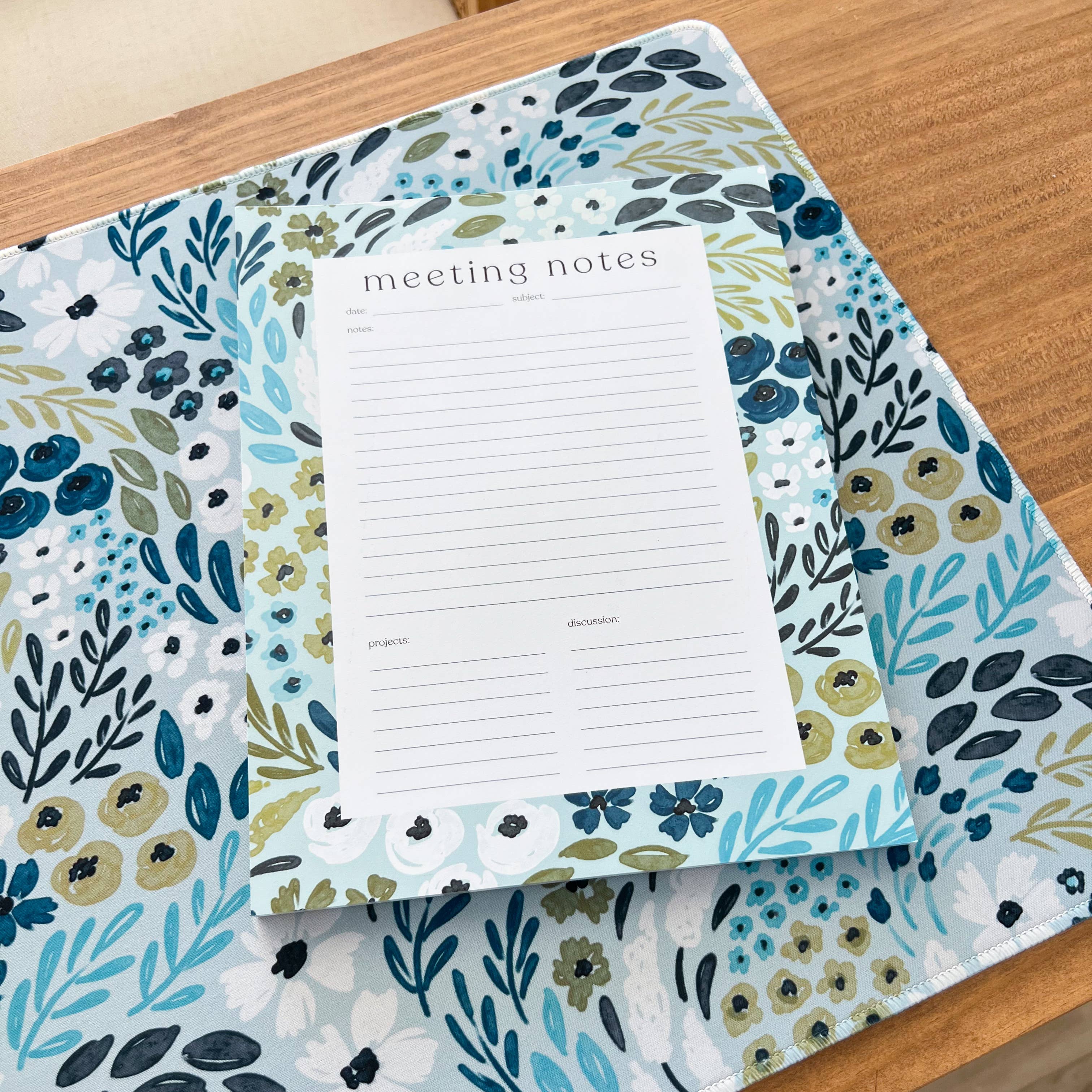 Elyse Breanne Design - Wholesale Desk Pad - Waterfall Floral Desk Pad4