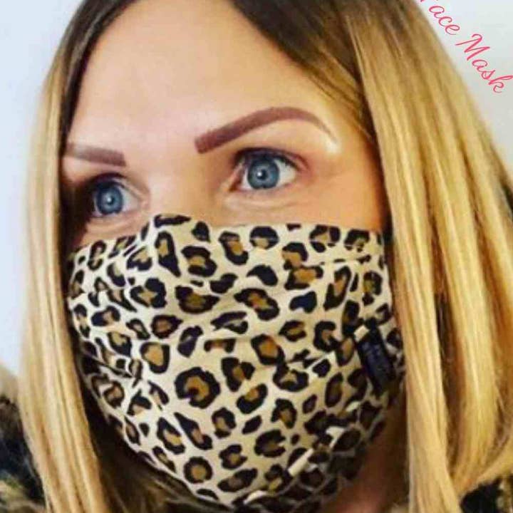 Designerfriday – Großhandel Mund-/Gesichtsschutz – Remmy Wiederverwendbare Gesichtsbedeckung mit Leopardenmuster