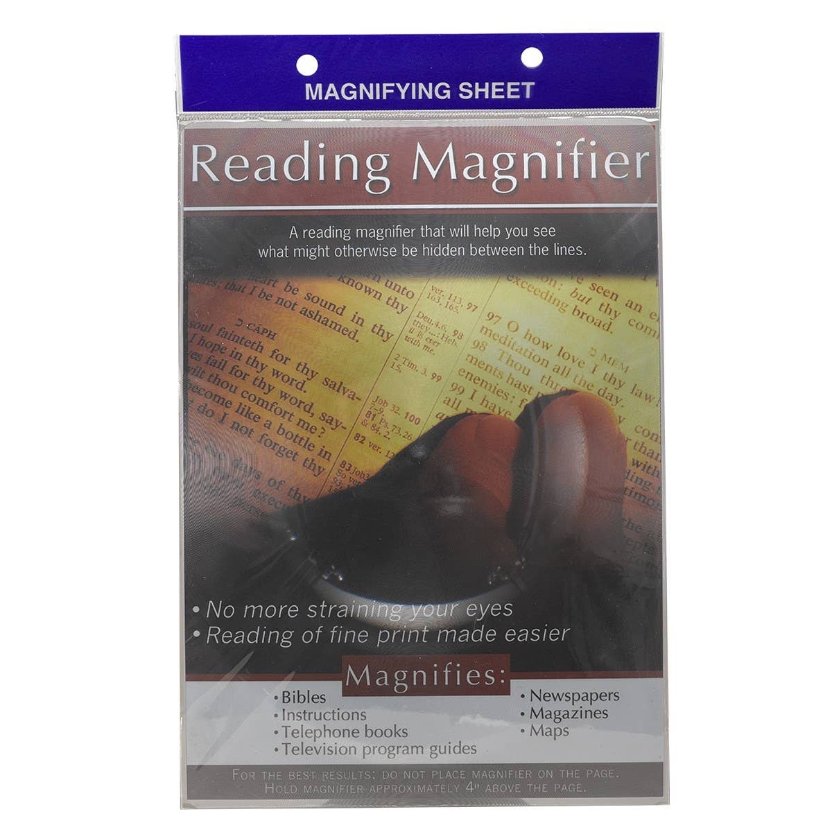 Christian Art Gifts - Wholesale Booklight - Magnifying Sheet Page0