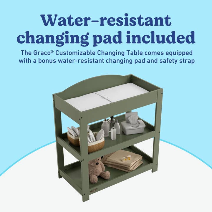 Storkcraft - Wholesale Changing Mat/Pad - Baby - Graco® Customizable Changing Table with Water-Resistant Changing Pad70