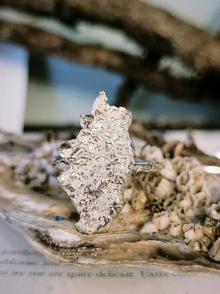 Sea Shard Ring for wholesale by Caroline Stokesberry-Lee Jewellery Design