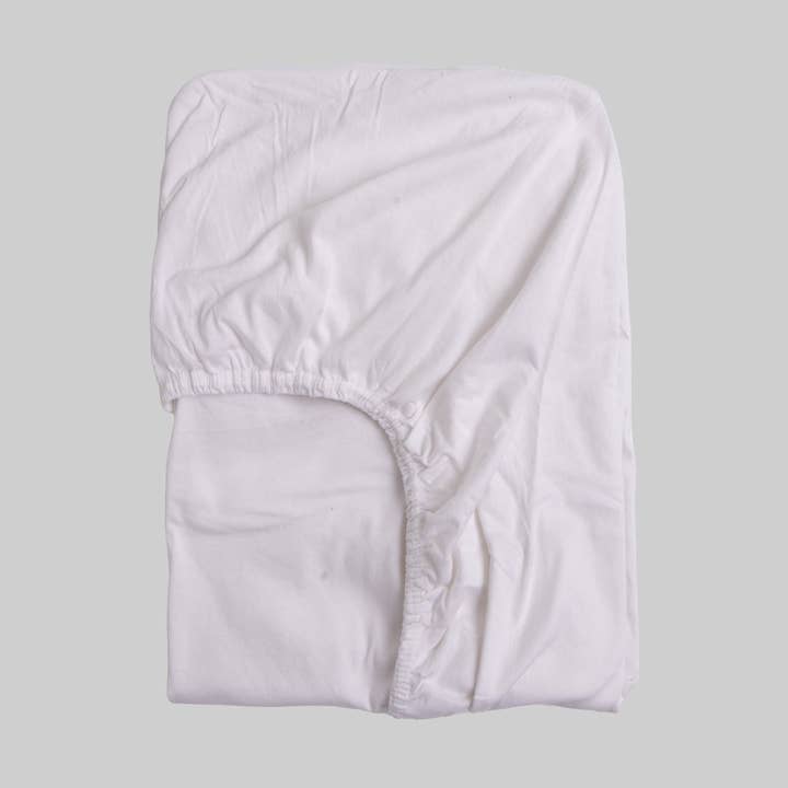 Maglia bianca Bajera in jersey per la vendita all'ingrosso da parte di Llar Textil