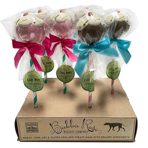 Bubba Rose Biscuit Co. - Wholesale Pet Treats - Dog - Sundae Cake Pops with Stand1