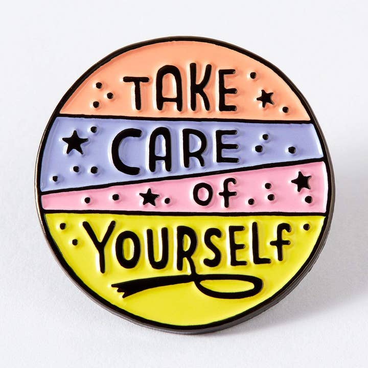 Ta hand om dig själv mjuk emalj Pin för wholesale av Punky Pins