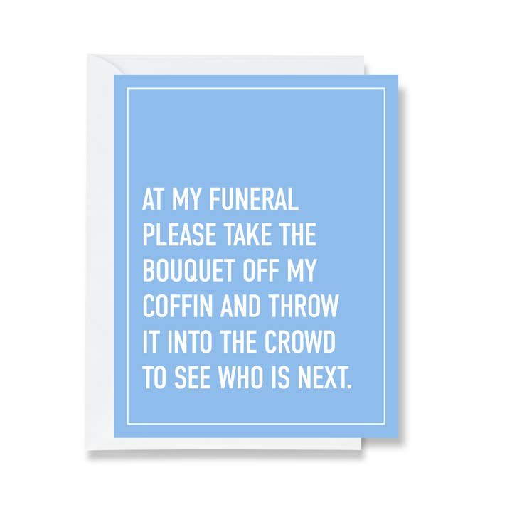 À ma carte de condoléances pour la vente par Ink & Attitude Stationery Company LLC