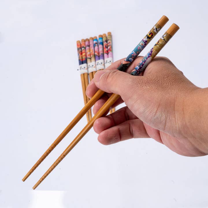 Urban Tokyo - Wholesale Chopsticks - 5 Piece Chopsticks Set Geisha (10/200)3
